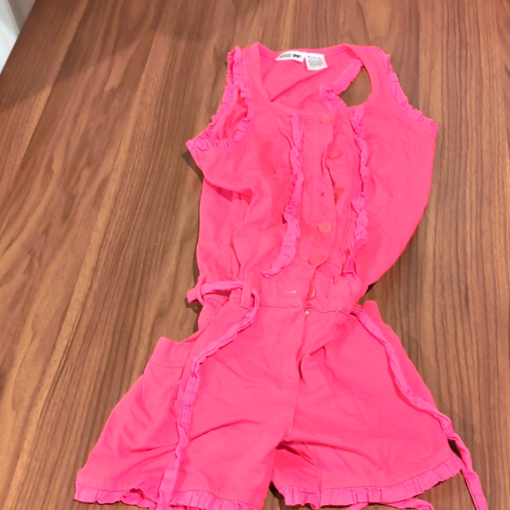 Scooter Brown romper pink size 10-12